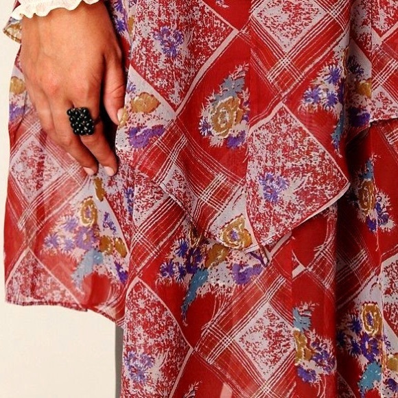 Free People NWOT Ruffled Dress - Picture 5 of 6